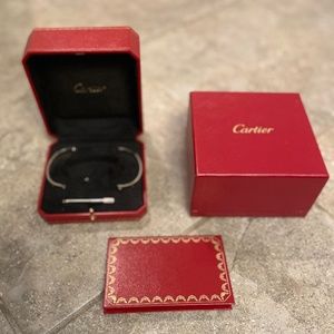 Cartier Love Bracelet 18k White Gold 100% Authentic